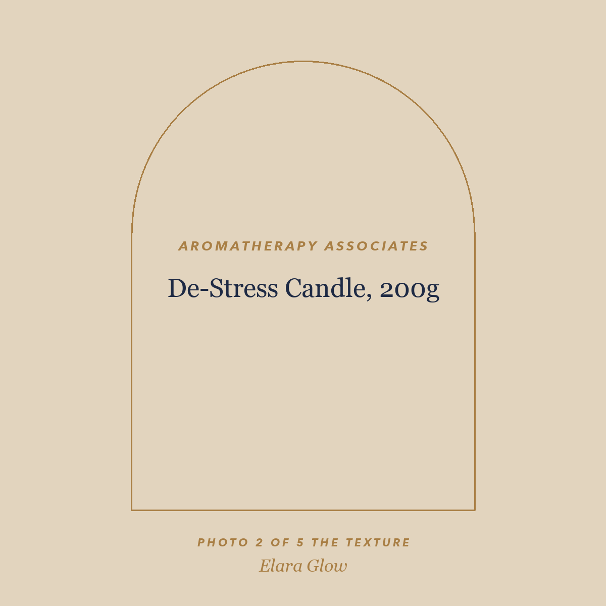 Placeholder, product photo coming soon: Aromatherapy Associates De-Stress Candle, 200g