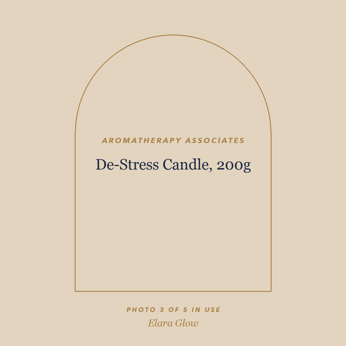 Placeholder, product photo coming soon: Aromatherapy Associates De-Stress Candle, 200g