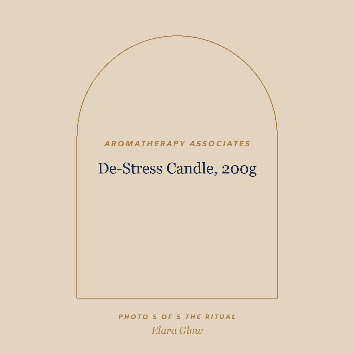Placeholder, product photo coming soon: Aromatherapy Associates De-Stress Candle, 200g