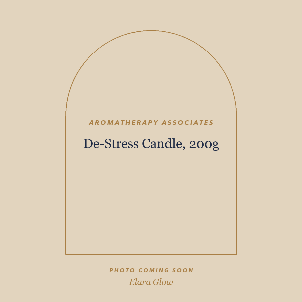 Placeholder, product photo coming soon: Aromatherapy Associates De-Stress Candle, 200g