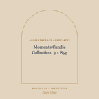 Placeholder, product photo coming soon: Aromatherapy Associates Moments Candle Collection, 3 x 85g