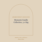 Placeholder, product photo coming soon: Aromatherapy Associates Moments Candle Collection, 3 x 85g