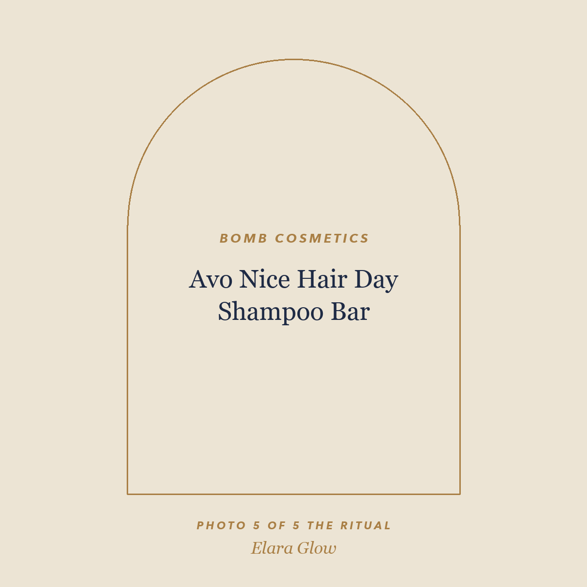 Placeholder, product photo coming soon: Bomb Cosmetics Avo Nice Hair Day Shampoo Bar