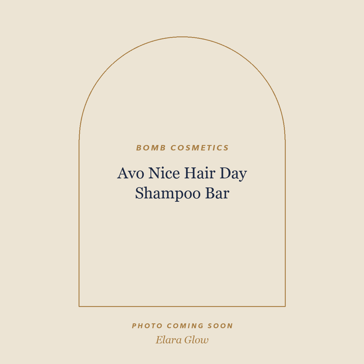 Placeholder, product photo coming soon: Bomb Cosmetics Avo Nice Hair Day Shampoo Bar