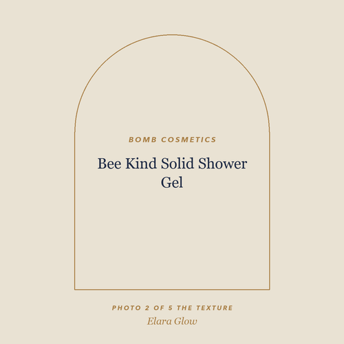 Placeholder, product photo coming soon: Bomb Cosmetics Bee Kind Solid Shower Gel