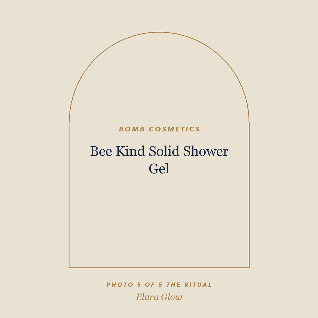Placeholder, product photo coming soon: Bomb Cosmetics Bee Kind Solid Shower Gel