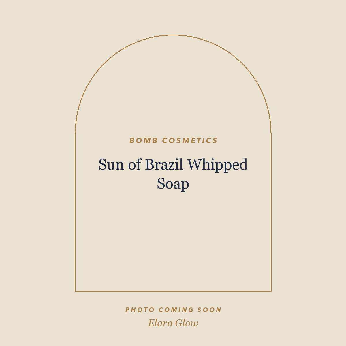 Placeholder, product photo coming soon: Bomb Cosmetics Sun of Brazil Whipped Soap