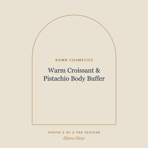 Placeholder, product photo coming soon: Bomb Cosmetics Warm Croissant & Pistachio Body Buffer