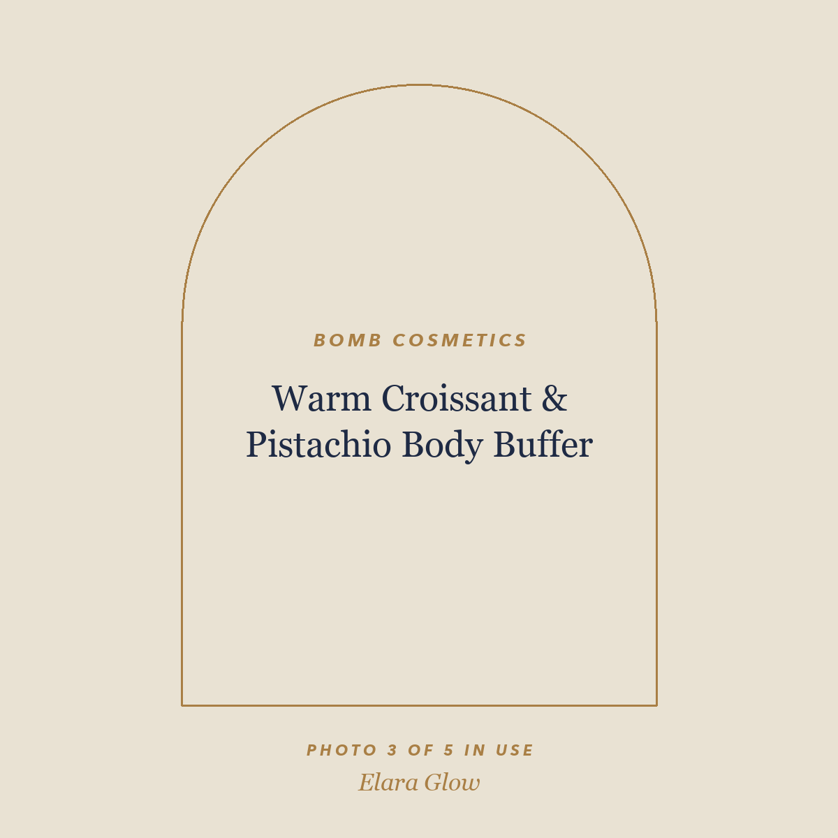 Placeholder, product photo coming soon: Bomb Cosmetics Warm Croissant & Pistachio Body Buffer