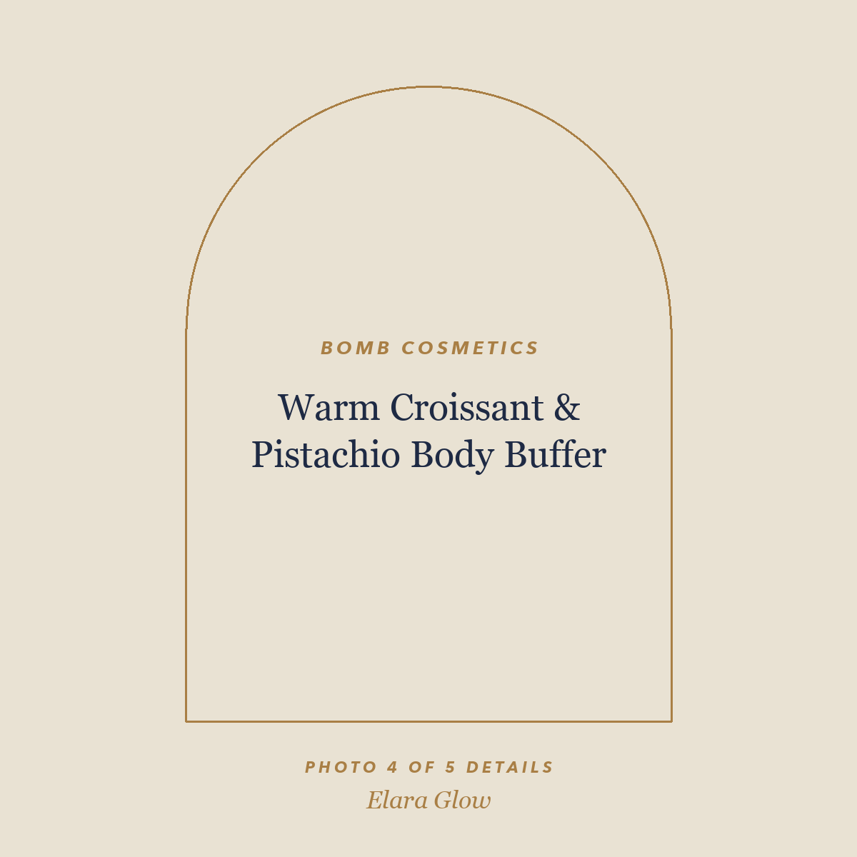 Placeholder, product photo coming soon: Bomb Cosmetics Warm Croissant & Pistachio Body Buffer