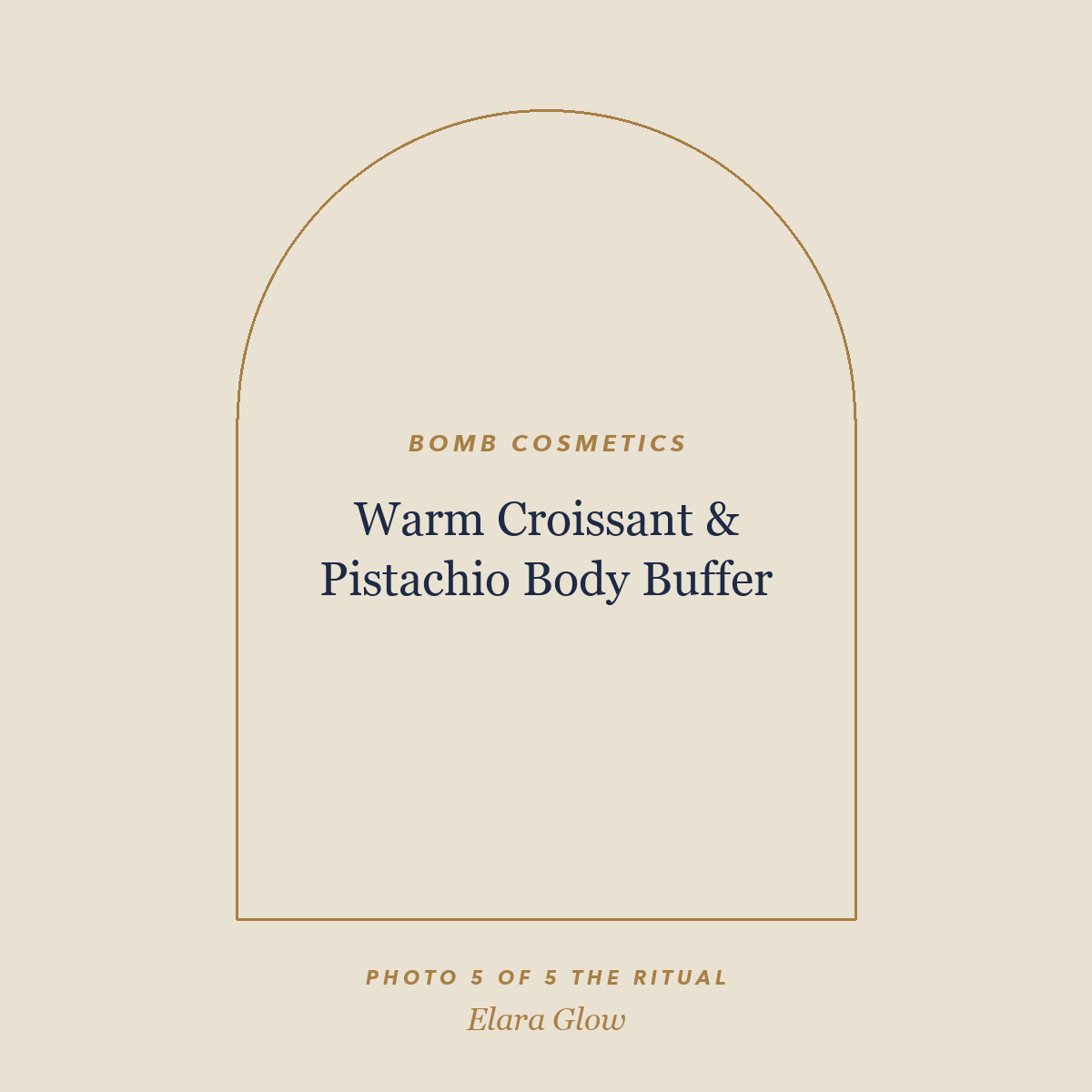 Placeholder, product photo coming soon: Bomb Cosmetics Warm Croissant & Pistachio Body Buffer