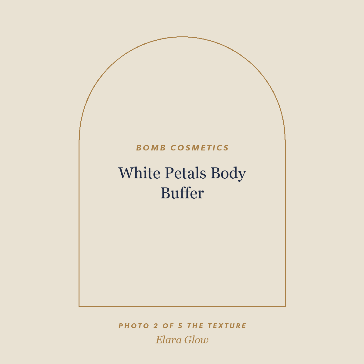 Placeholder, product photo coming soon: Bomb Cosmetics White Petals Body Buffer