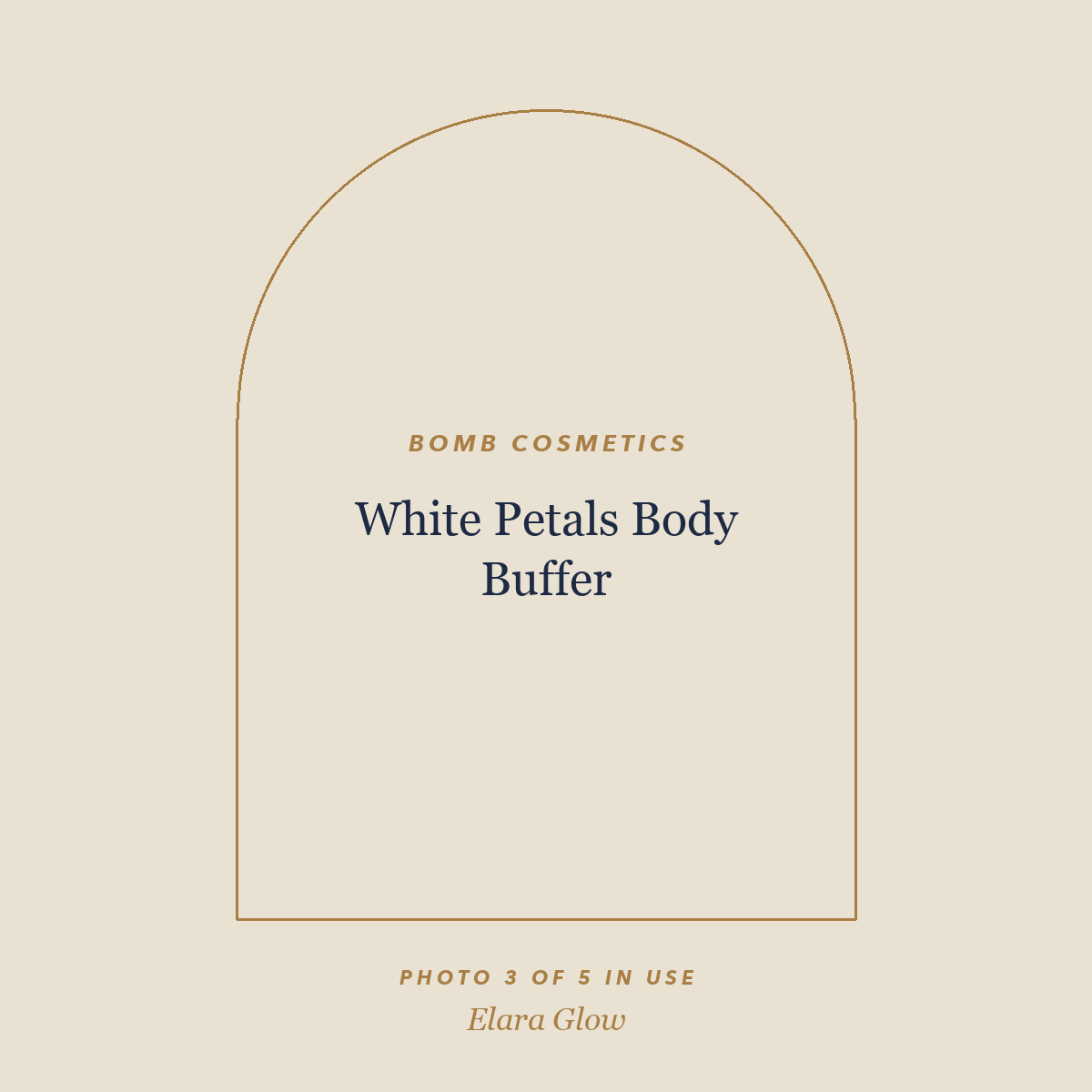 Placeholder, product photo coming soon: Bomb Cosmetics White Petals Body Buffer