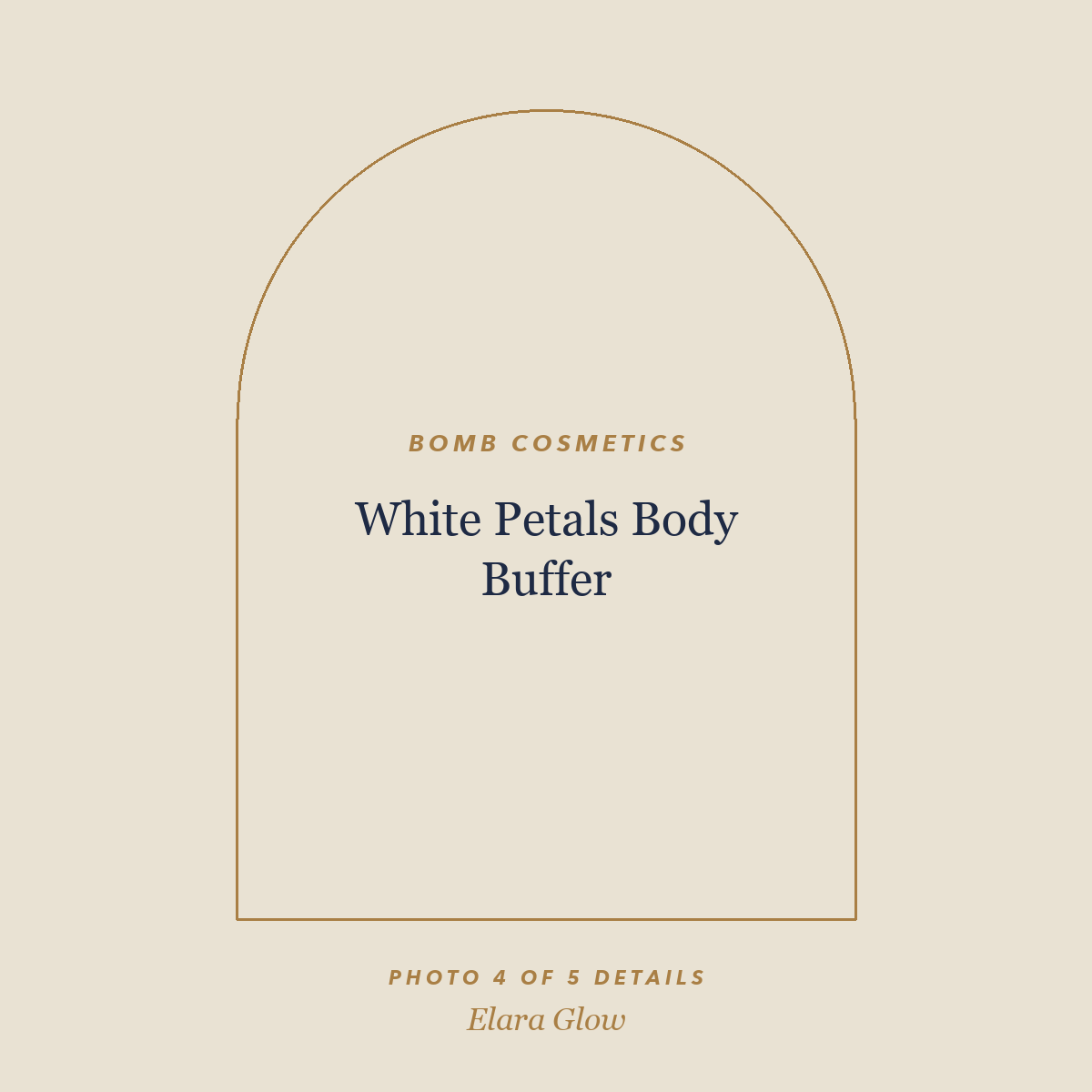 Placeholder, product photo coming soon: Bomb Cosmetics White Petals Body Buffer