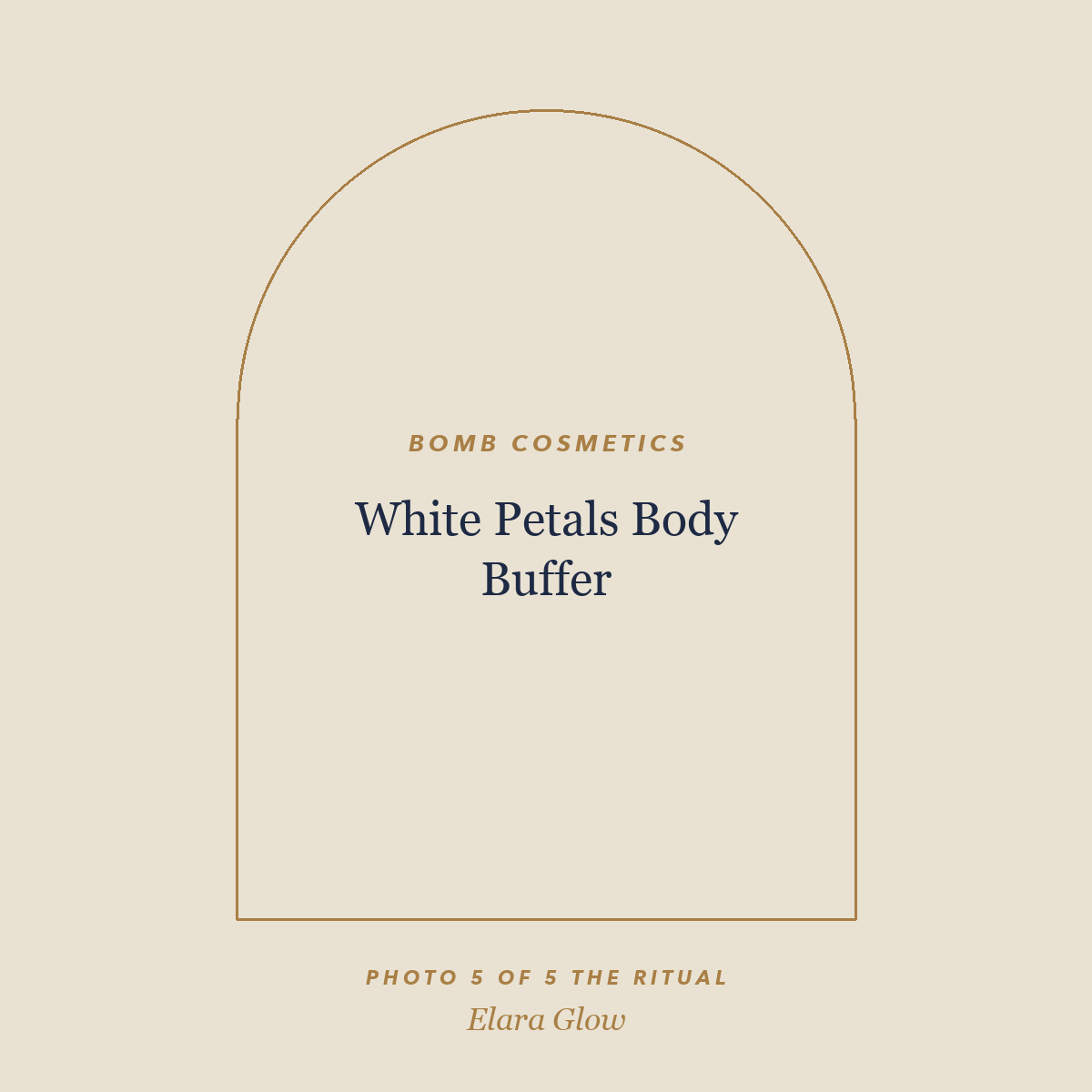 Placeholder, product photo coming soon: Bomb Cosmetics White Petals Body Buffer