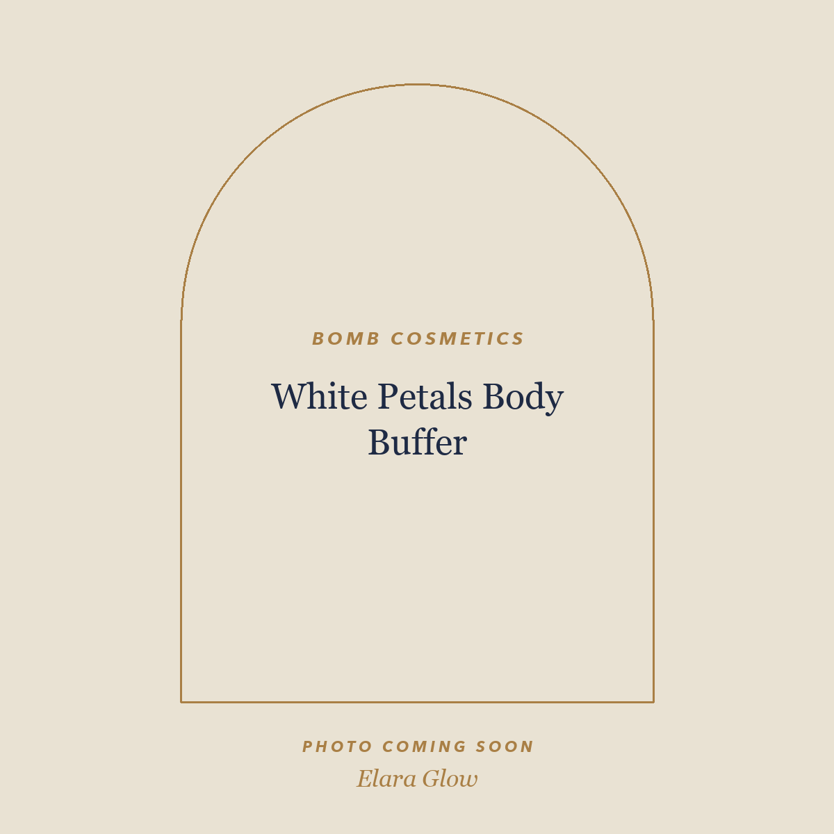 Placeholder, product photo coming soon: Bomb Cosmetics White Petals Body Buffer
