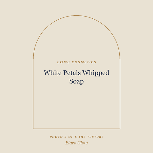 Placeholder, product photo coming soon: Bomb Cosmetics White Petals Whipped Soap