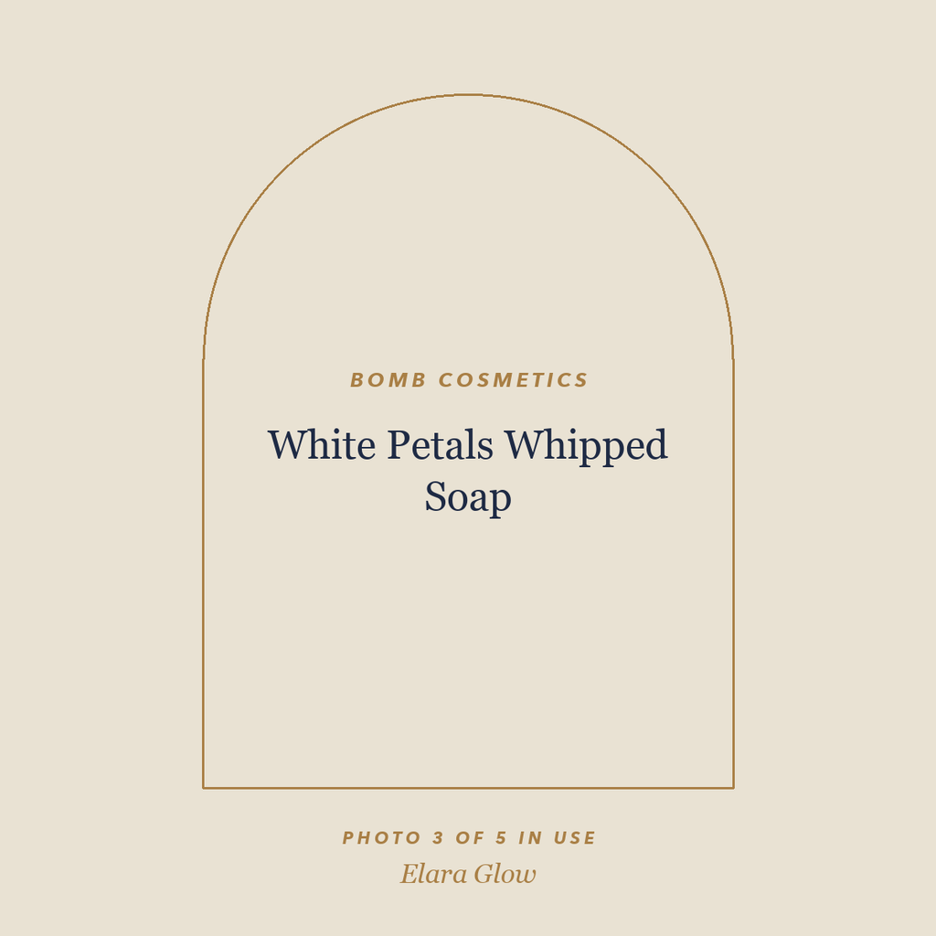 Placeholder, product photo coming soon: Bomb Cosmetics White Petals Whipped Soap