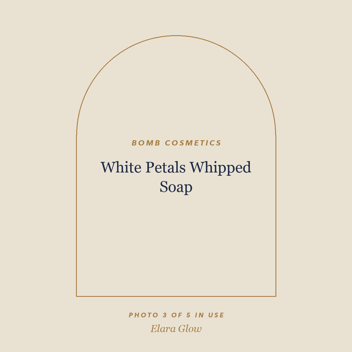 Placeholder, product photo coming soon: Bomb Cosmetics White Petals Whipped Soap