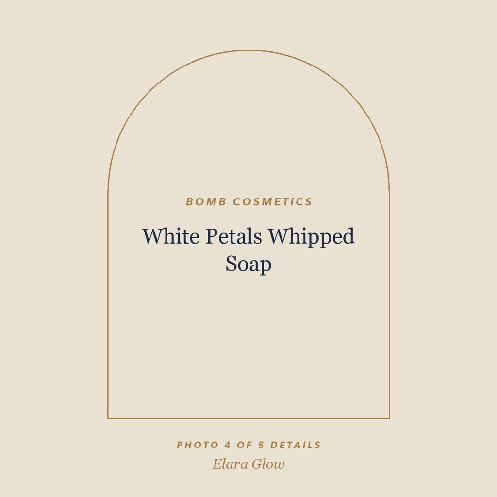 Placeholder, product photo coming soon: Bomb Cosmetics White Petals Whipped Soap