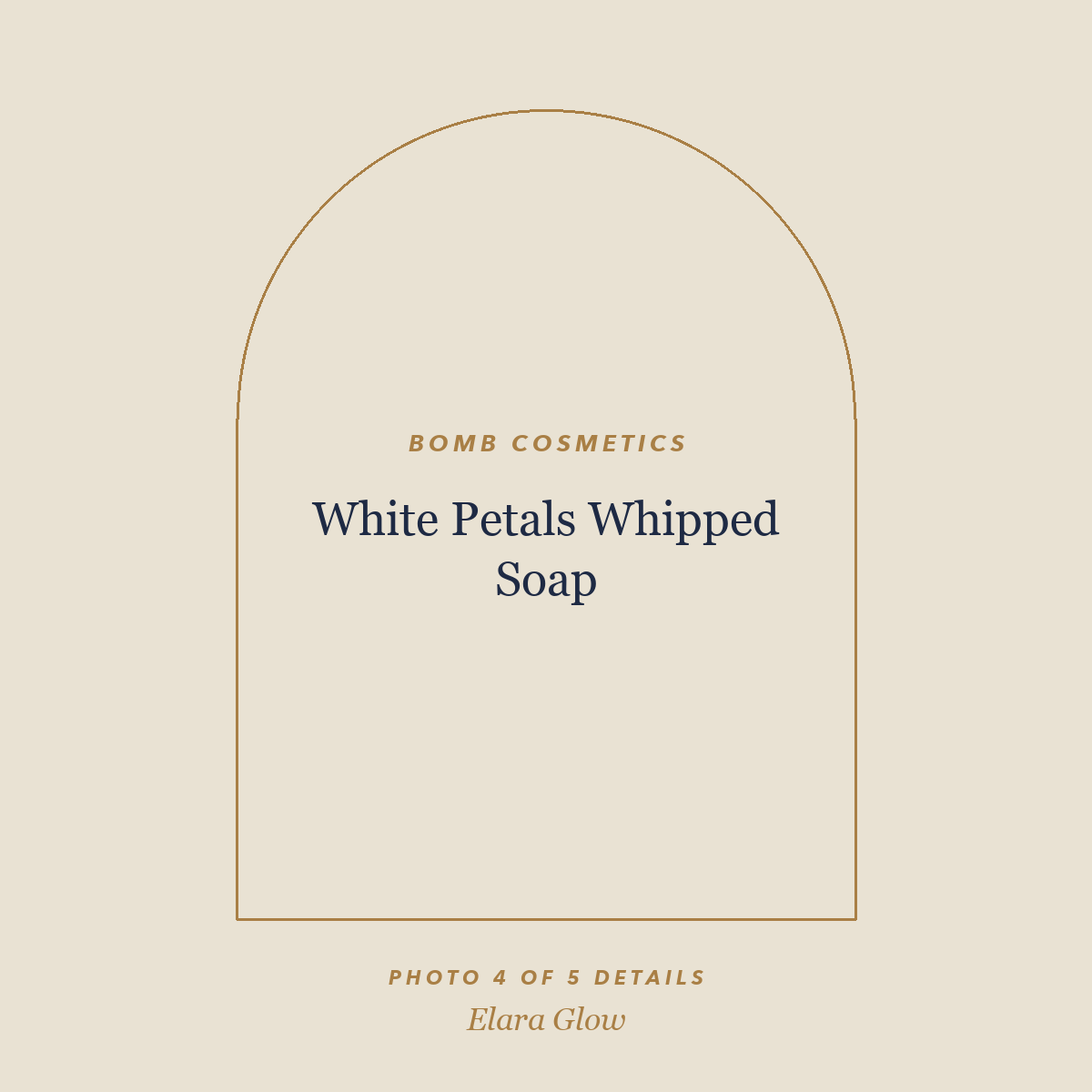 Placeholder, product photo coming soon: Bomb Cosmetics White Petals Whipped Soap