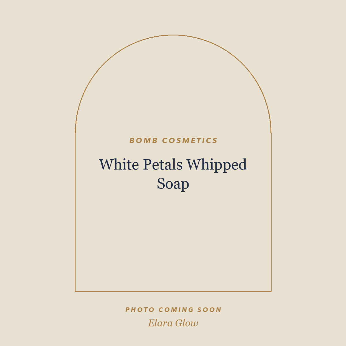 Placeholder, product photo coming soon: Bomb Cosmetics White Petals Whipped Soap