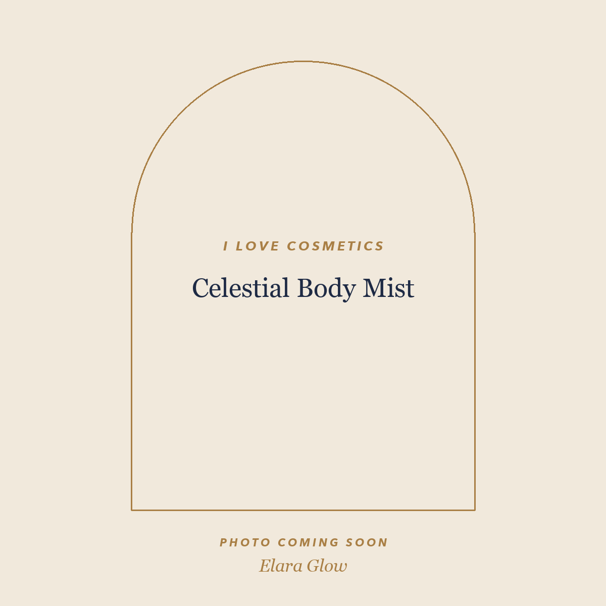 Placeholder, product photo coming soon: I LOVE Cosmetics Celestial Body Mist, 150ml
