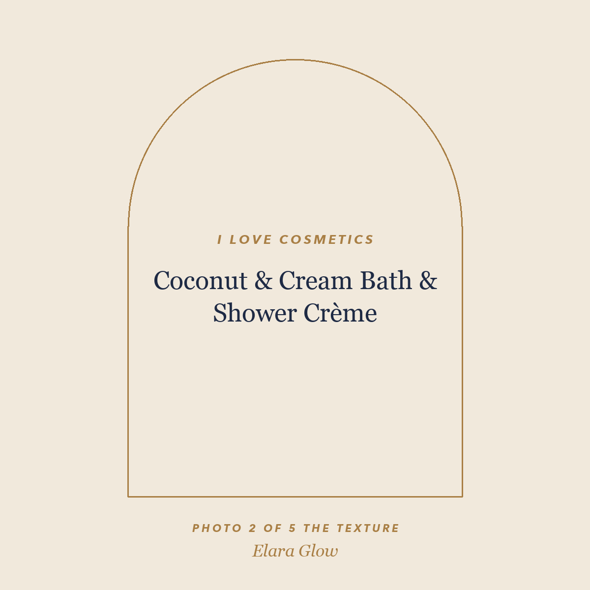 Placeholder, product photo coming soon: I LOVE Cosmetics Coconut & Cream Bath & Shower Crème