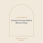 Placeholder, product photo coming soon: I LOVE Cosmetics Coconut & Cream Bath & Shower Crème