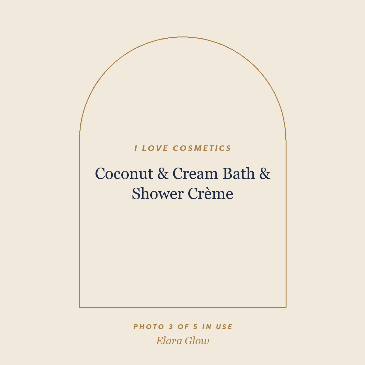 Placeholder, product photo coming soon: I LOVE Cosmetics Coconut & Cream Bath & Shower Crème