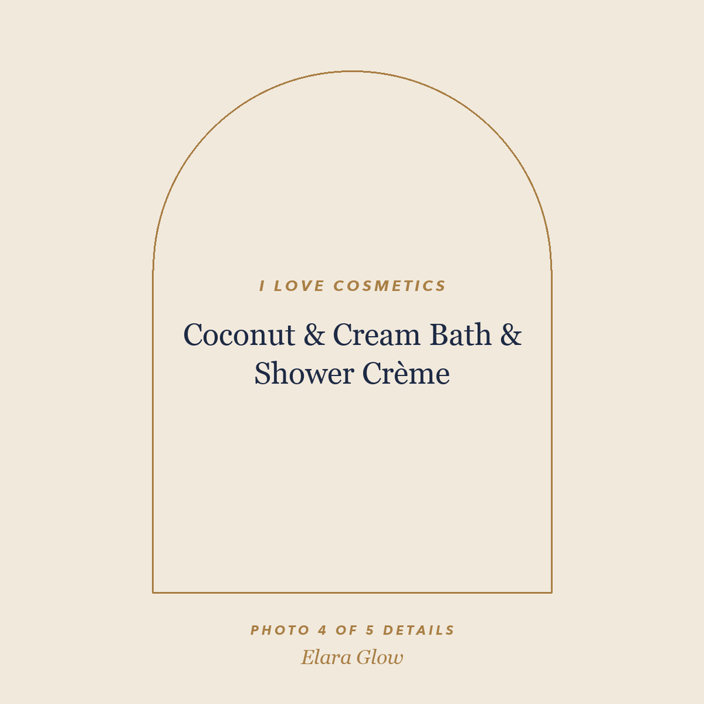 Placeholder, product photo coming soon: I LOVE Cosmetics Coconut & Cream Bath & Shower Crème