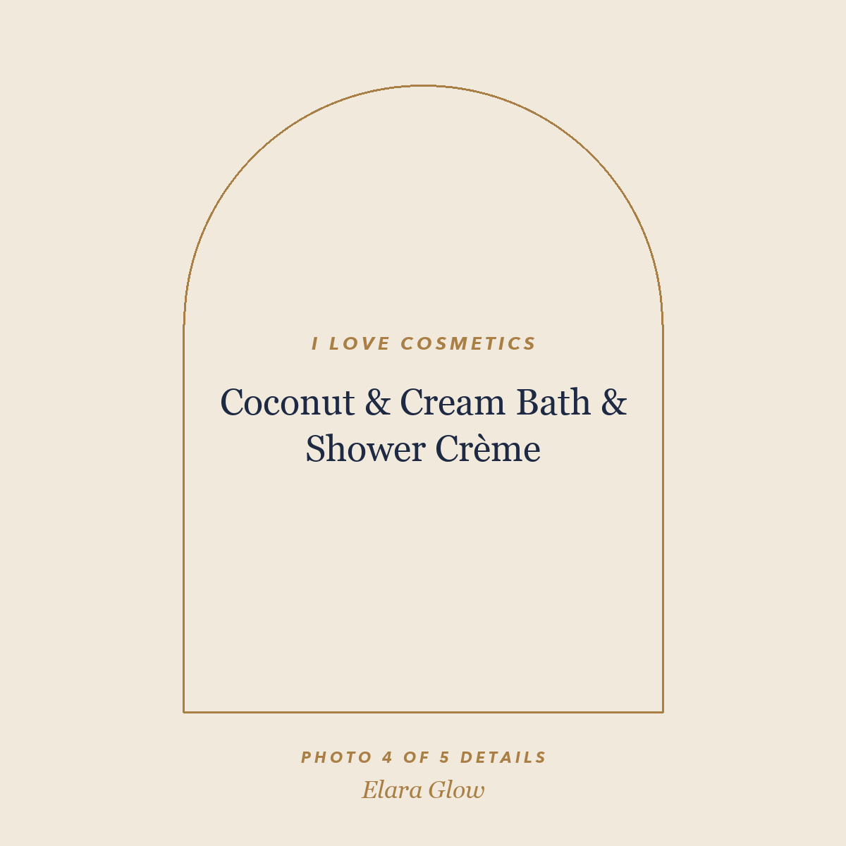 Placeholder, product photo coming soon: I LOVE Cosmetics Coconut & Cream Bath & Shower Crème