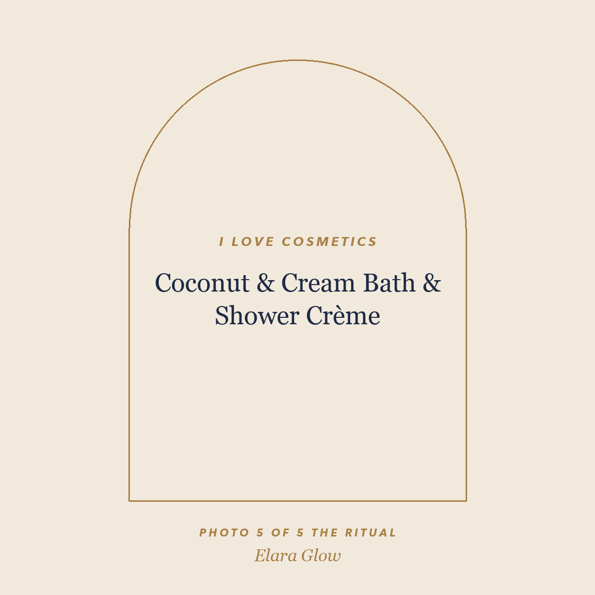 Placeholder, product photo coming soon: I LOVE Cosmetics Coconut & Cream Bath & Shower Crème