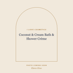 Placeholder, product photo coming soon: I LOVE Cosmetics Coconut & Cream Bath & Shower Crème