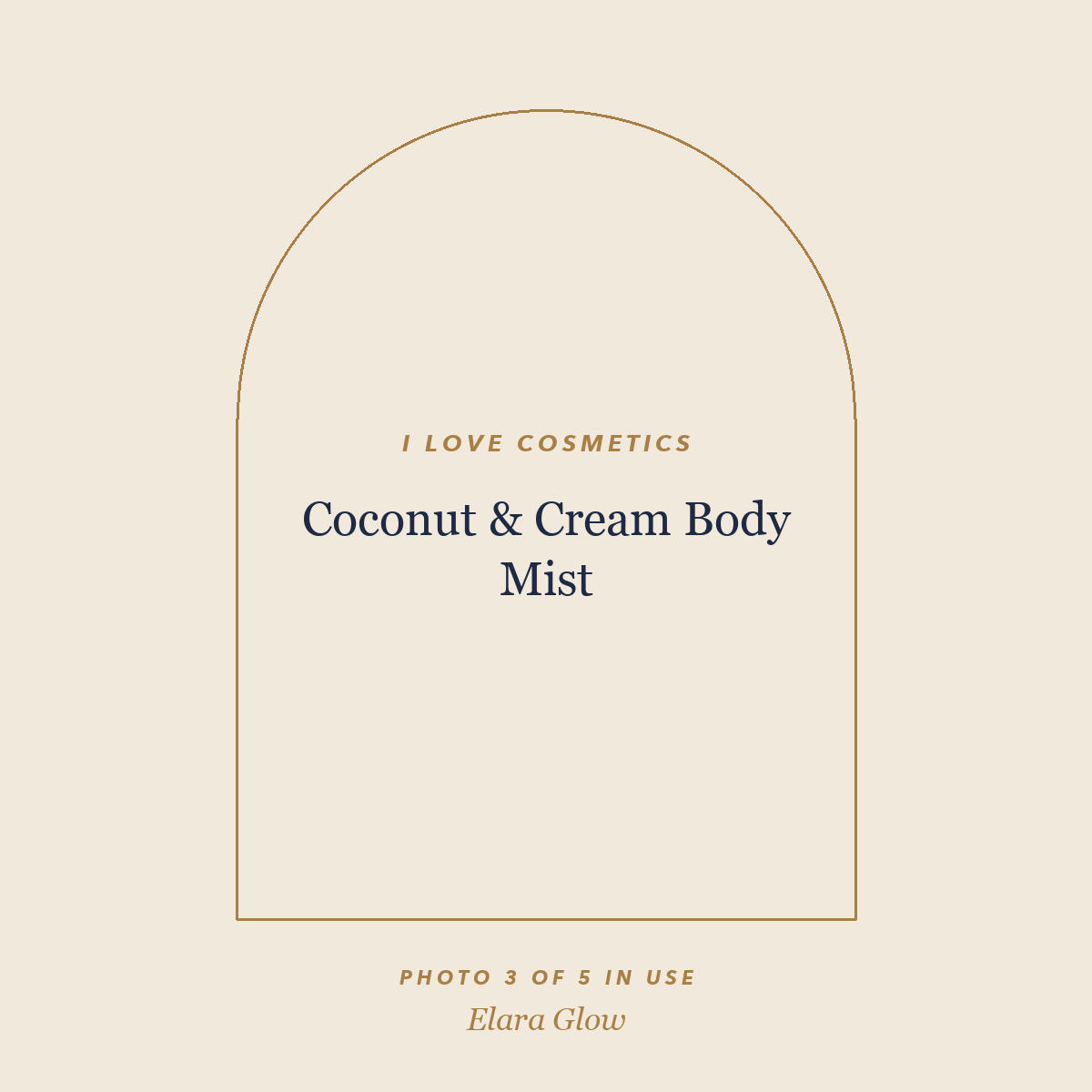 Placeholder, product photo coming soon: I LOVE Cosmetics Coconut & Cream Body Mist, 150ml