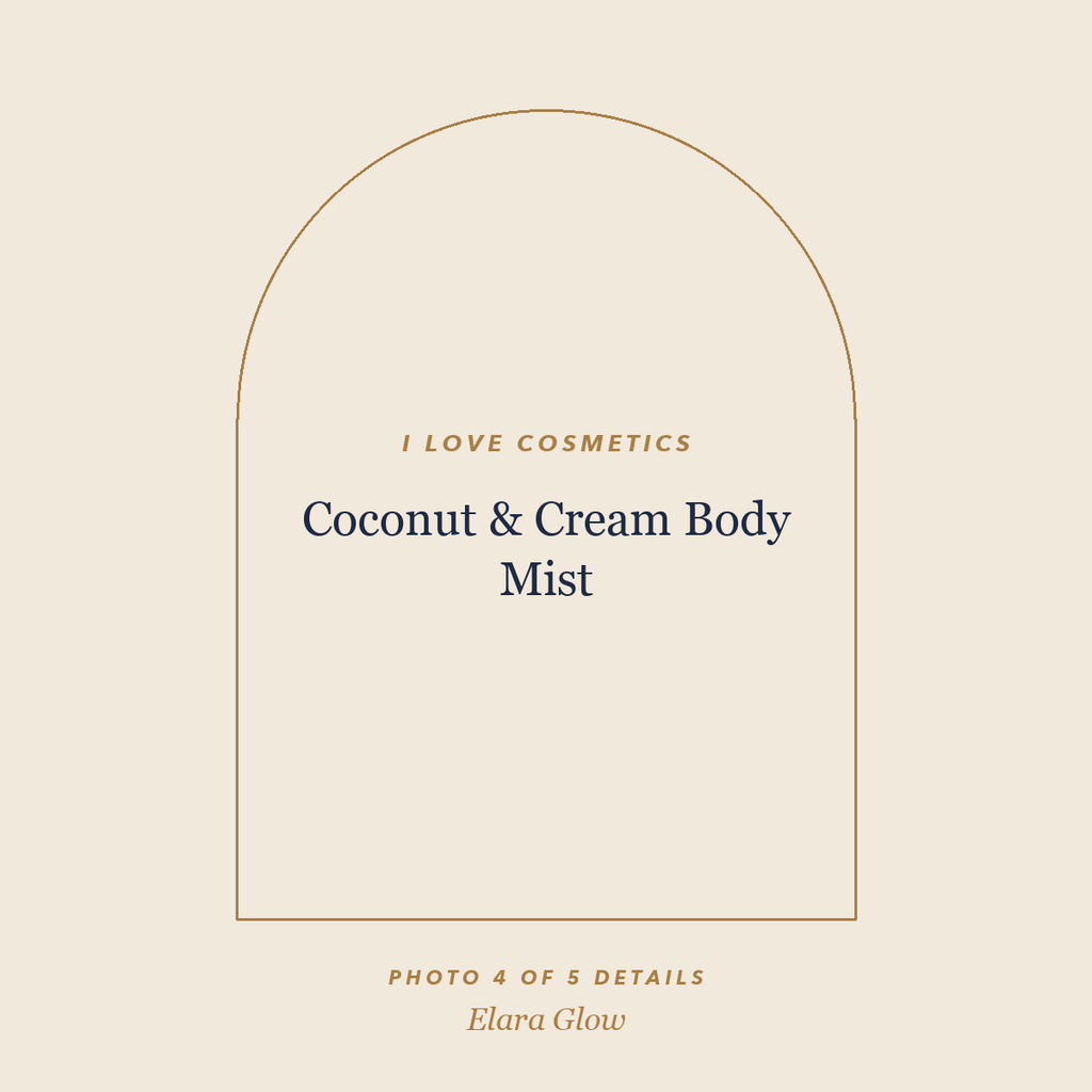 Placeholder, product photo coming soon: I LOVE Cosmetics Coconut & Cream Body Mist, 150ml