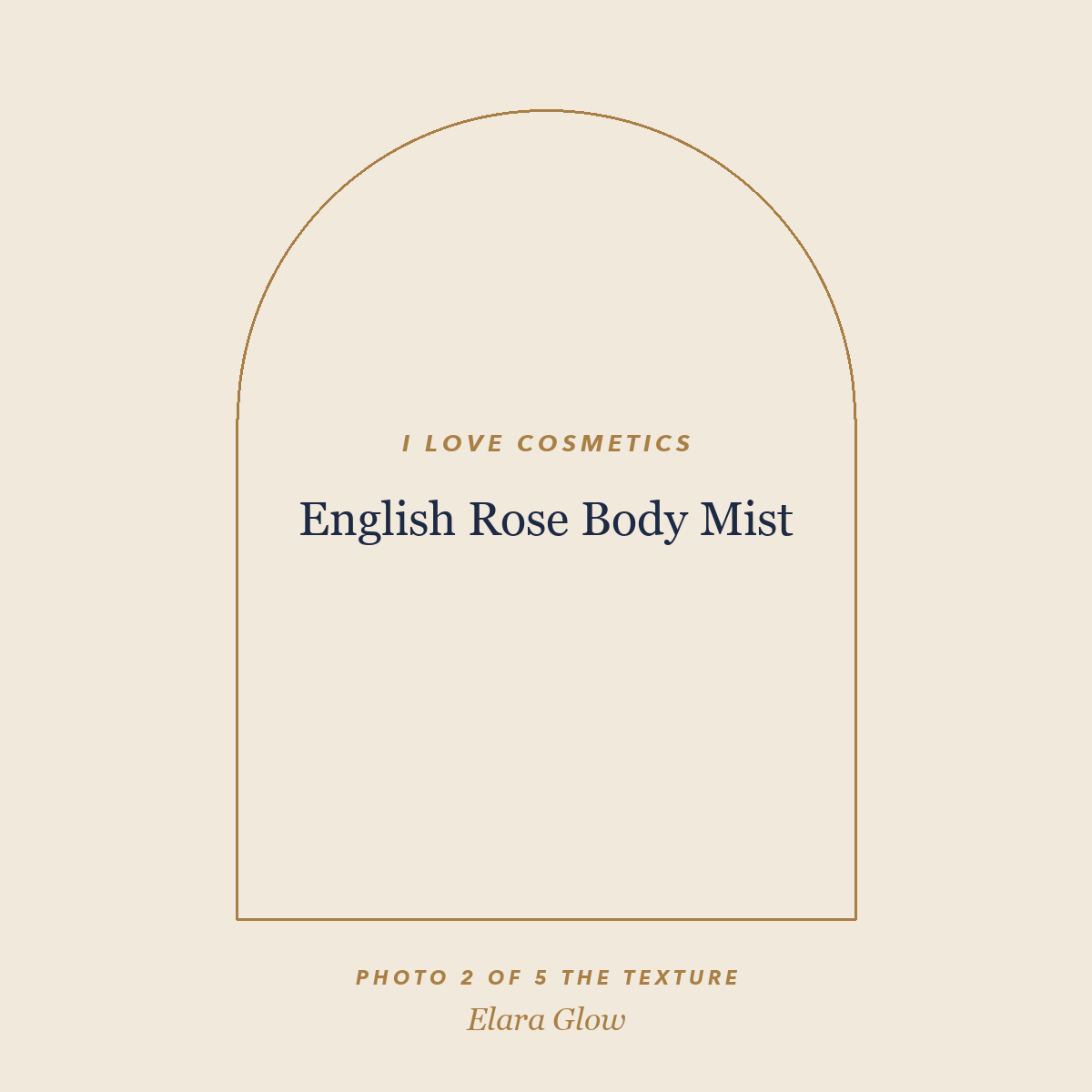 Placeholder, product photo coming soon: I LOVE Cosmetics English Rose Body Mist, 150ml