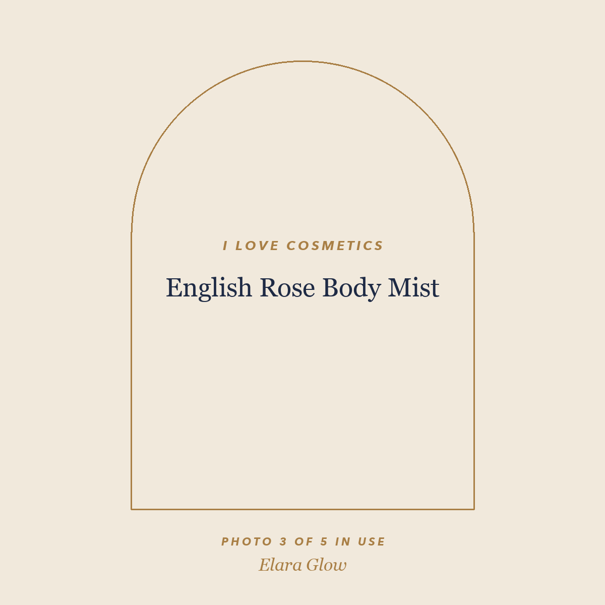 Placeholder, product photo coming soon: I LOVE Cosmetics English Rose Body Mist, 150ml