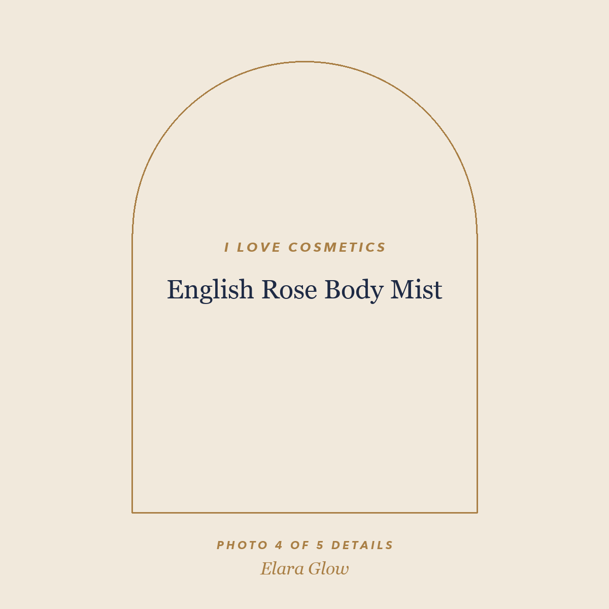 Placeholder, product photo coming soon: I LOVE Cosmetics English Rose Body Mist, 150ml