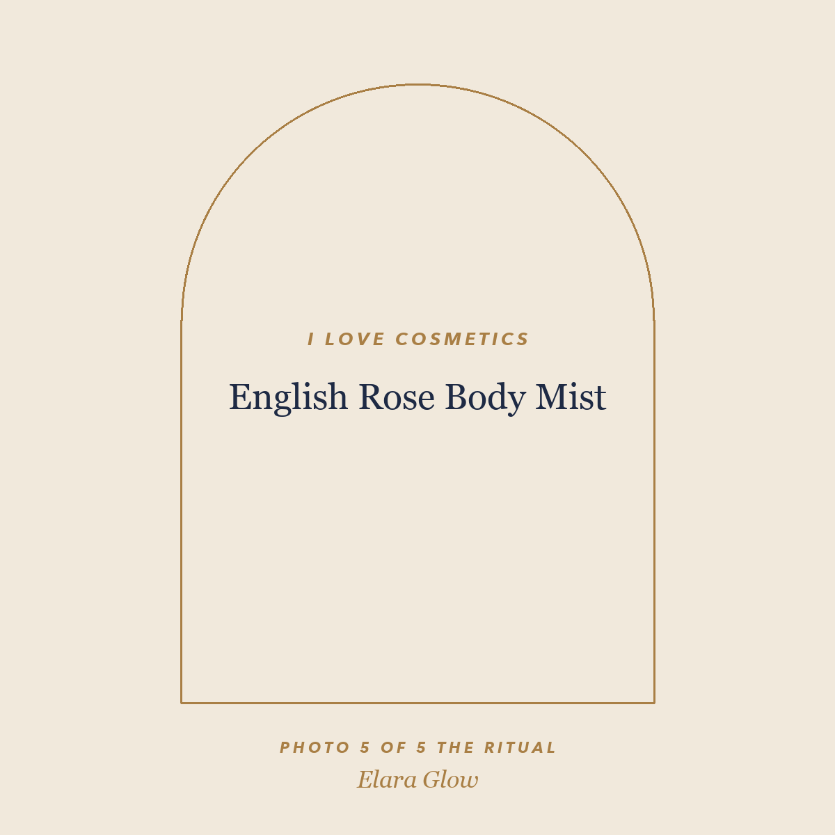 Placeholder, product photo coming soon: I LOVE Cosmetics English Rose Body Mist, 150ml