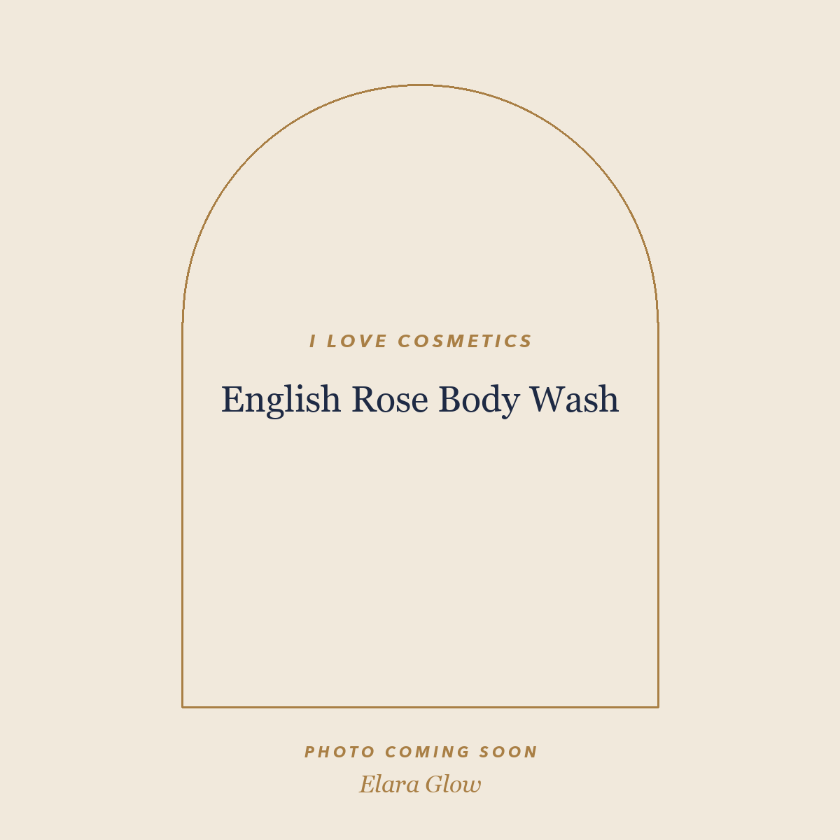 Placeholder, product photo coming soon: I LOVE Cosmetics English Rose Body Wash