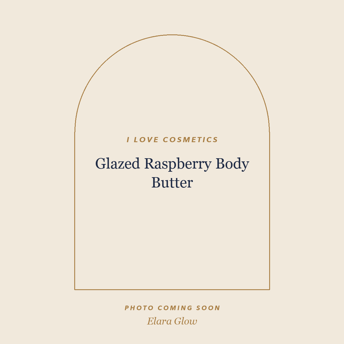 Placeholder, product photo coming soon: I LOVE Cosmetics Glazed Raspberry Body Butter, 330ml