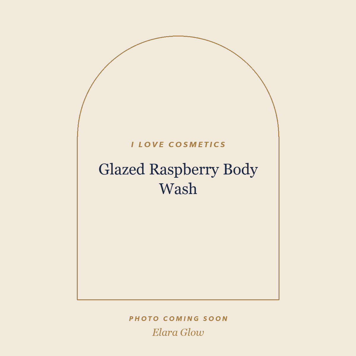 Placeholder, product photo coming soon: I LOVE Cosmetics Glazed Raspberry Body Wash