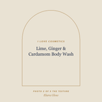 Placeholder, product photo coming soon: I LOVE Cosmetics Lime, Ginger & Cardamom Body Wash