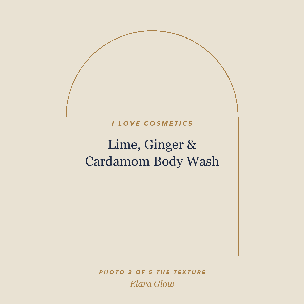 Placeholder, product photo coming soon: I LOVE Cosmetics Lime, Ginger & Cardamom Body Wash