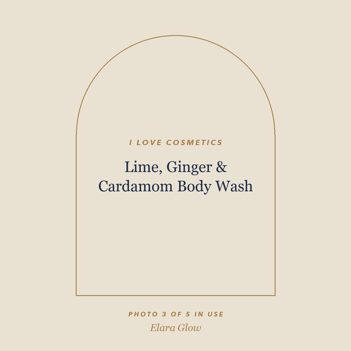 Placeholder, product photo coming soon: I LOVE Cosmetics Lime, Ginger & Cardamom Body Wash
