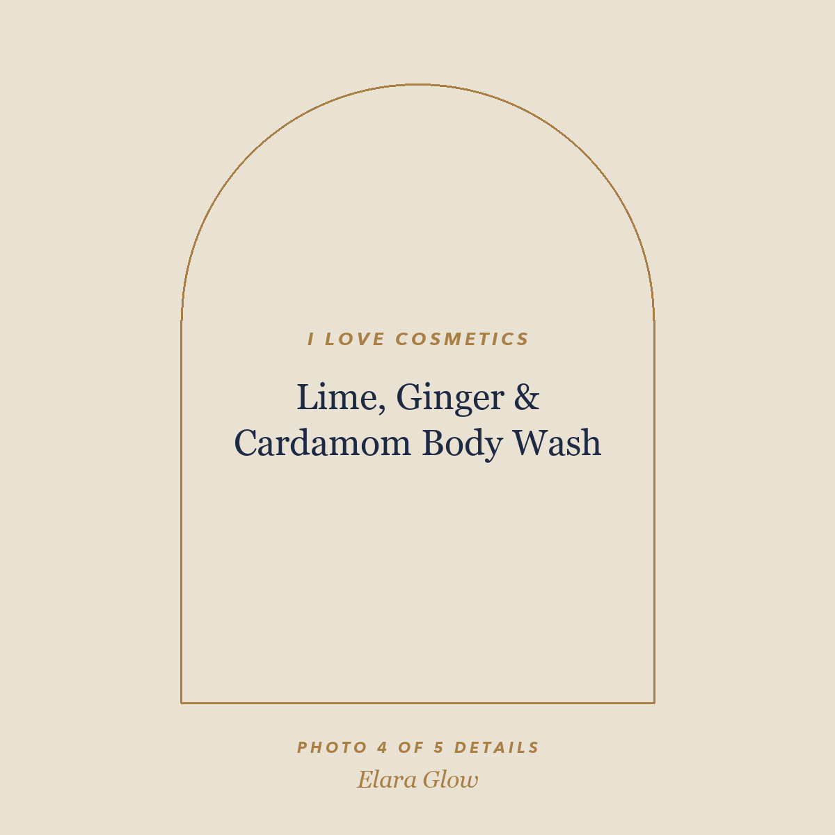 Placeholder, product photo coming soon: I LOVE Cosmetics Lime, Ginger & Cardamom Body Wash