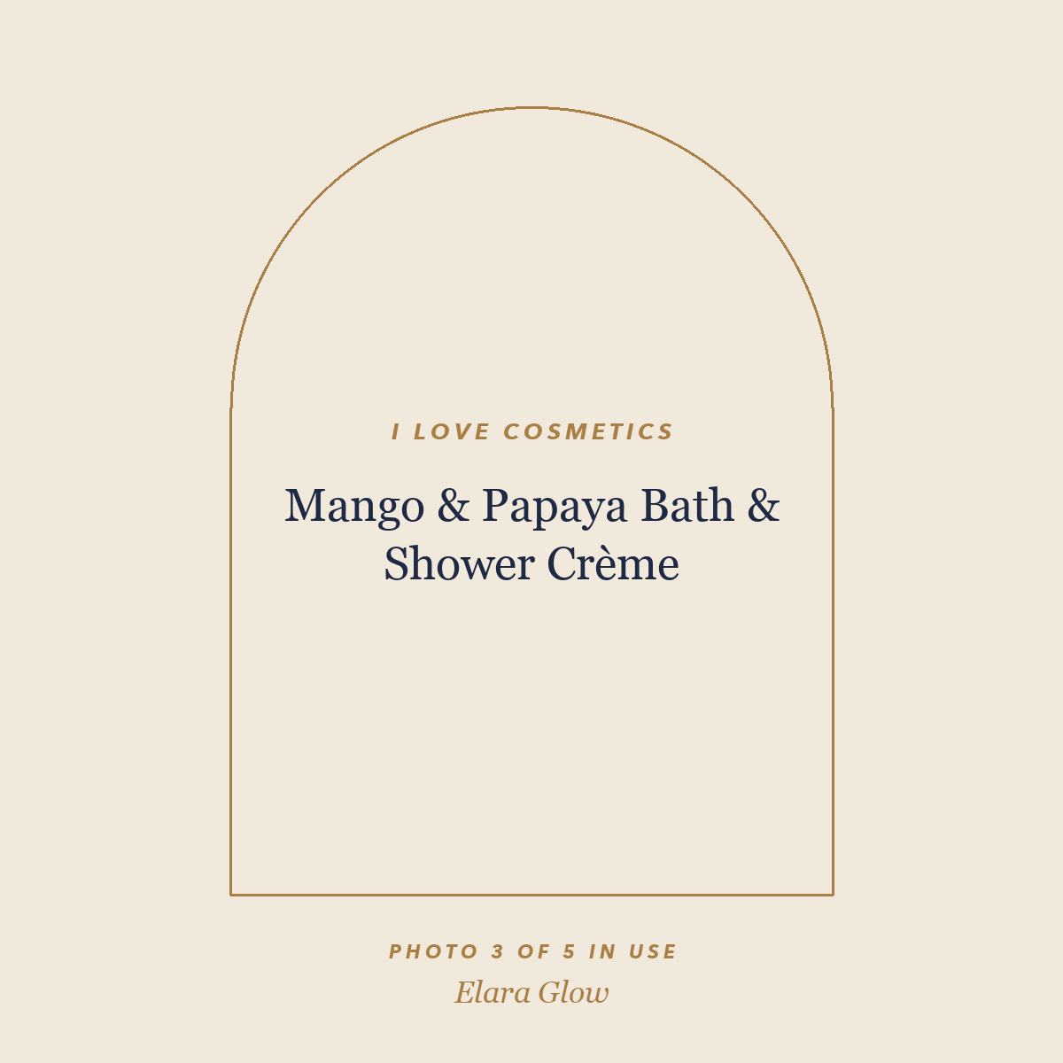 Placeholder, product photo coming soon: I LOVE Cosmetics Mango & Papaya Bath & Shower Crème