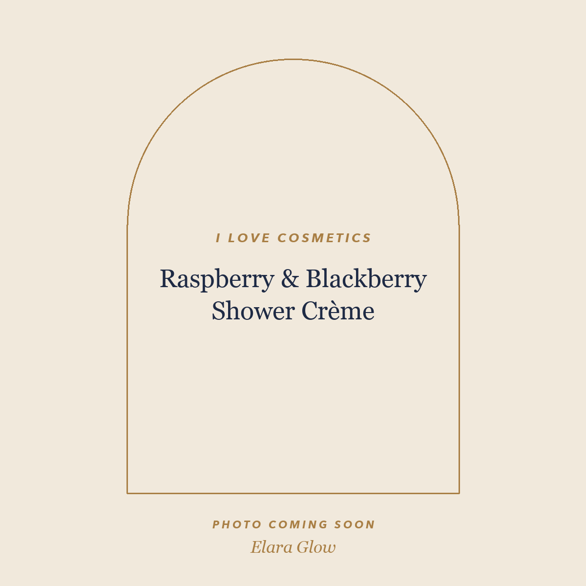 Placeholder, product photo coming soon: I LOVE Cosmetics Raspberry & Blackberry Shower Crème, 500ml