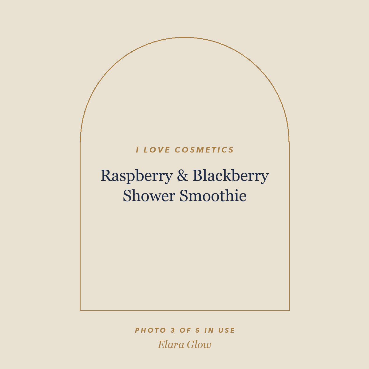 Placeholder, product photo coming soon: I LOVE Cosmetics Raspberry & Blackberry Shower Smoothie, 200ml